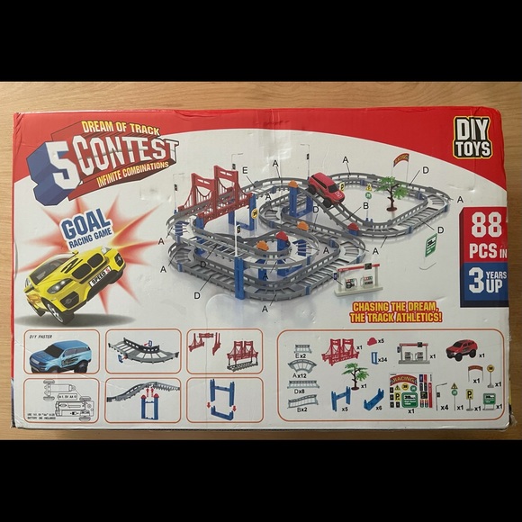 Dream of Tracks 5 Contest Toy car track New in box ages 3+ - Picture 3 of 13